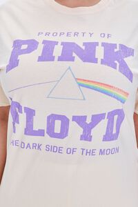 NATURAL/MULTI Plus Size Pink Floyd Graphic Tee, image 5