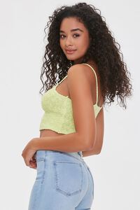LIME Sweater-Knit Cropped Cami, image 2