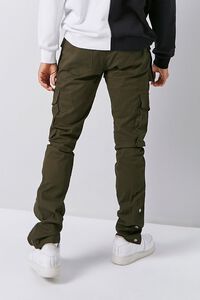 GREEN Snap-Button Cargo Pants, image 4