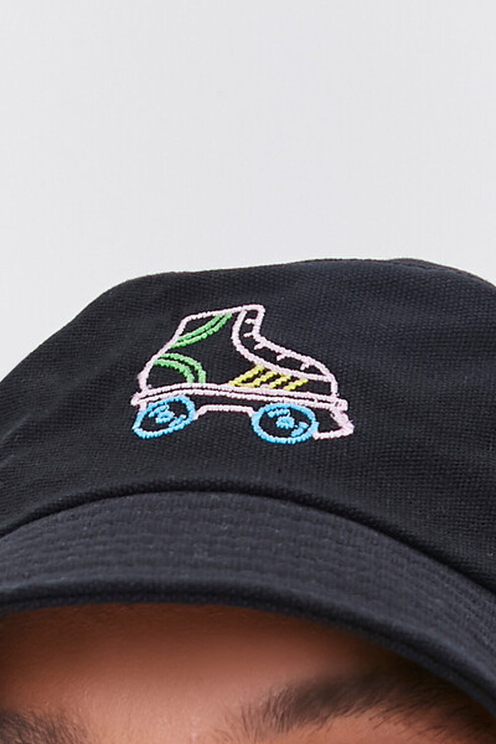 BLACK/MULTI Moxi Skates Embroidered Bucket Hat, image 2