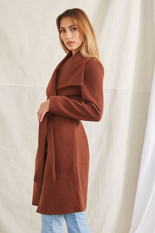 BROWN Belted Duster Coat, image 2