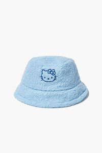BLUE Girls Embroidered Hello Kitty Bucket Hat (Kids), image 1