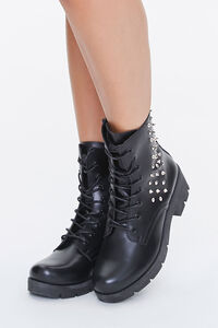 Studded Combat Boots, image 1