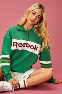 GREEN/MULTI Reebok French Terry Pullover, image 6