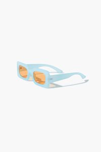 BLUE/ORANGE Rectangular Frame Sunglasses, image 2