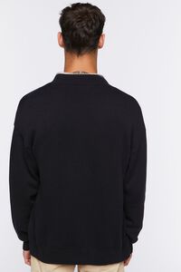 BLACK Drop-Sleeve Cardigan Sweater, image 3
