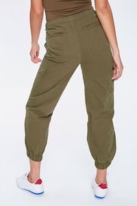 OLIVE Buckled Cargo Ankle Joggers, image 4