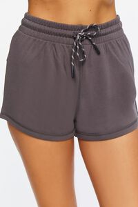 CHARCOAL Active French Terry Shorts, image 6