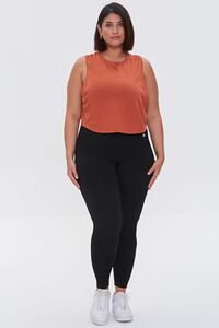 RUST Plus Size Active Muscle Tee, image 4