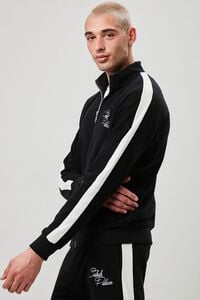 BLACK/CREAM Embroidered Casbah Palace Graphic Jacket, image 2