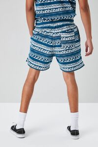 Ornate Wave Print Shorts, image 4