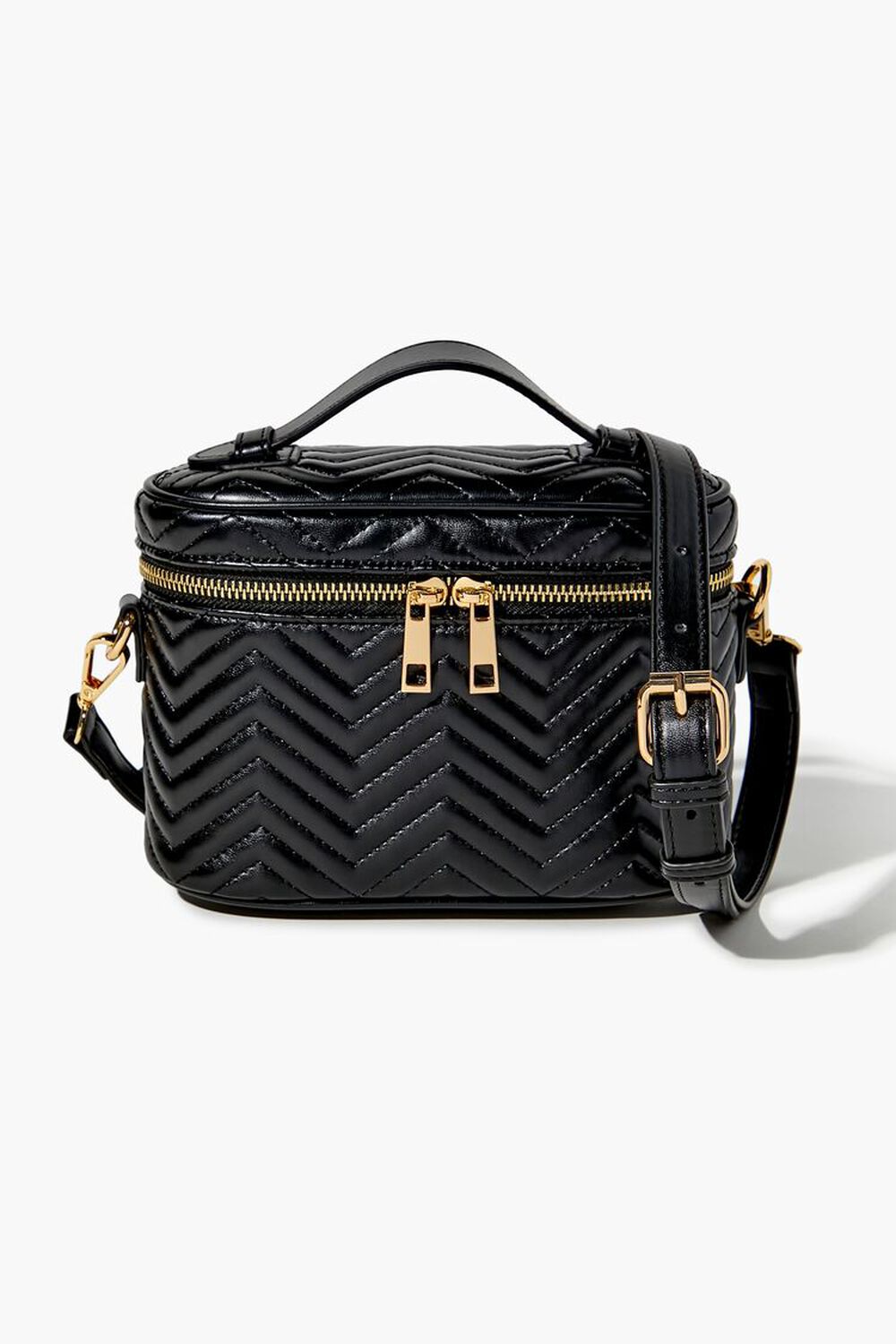 Chevron-Quilted Crossbody Bag, image 1