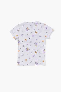 WHITE/MULTI Girls Butterfly Graphic Tee (Kids), image 2