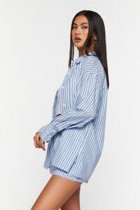 LIGHT BLUE/MULTI Striped Long-Sleeve Shirt & Shorts Set, image 2