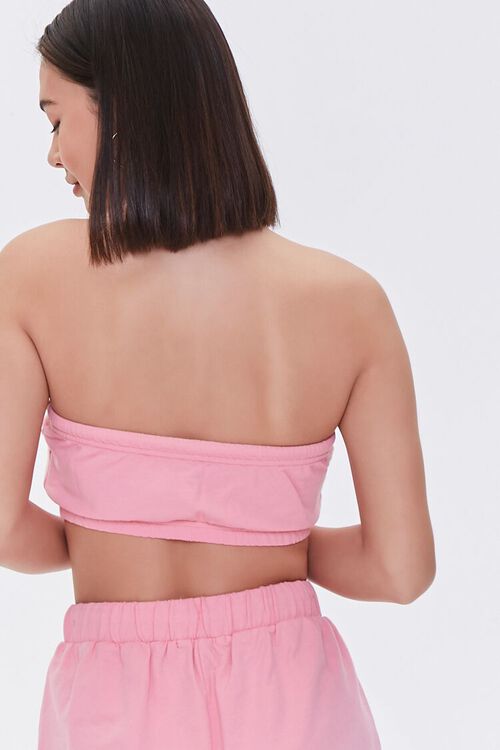 PINK French Terry Tube Top, image 3