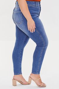 MEDIUM DENIM Plus Size Skinny Uplyfter Jeans, image 3
