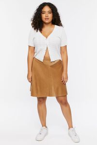 TOAST Plus Size Corduroy Mini Skirt, image 5