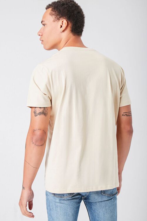 TAUPE/MULTI Organically Grown Cotton Graphic Tee, image 3