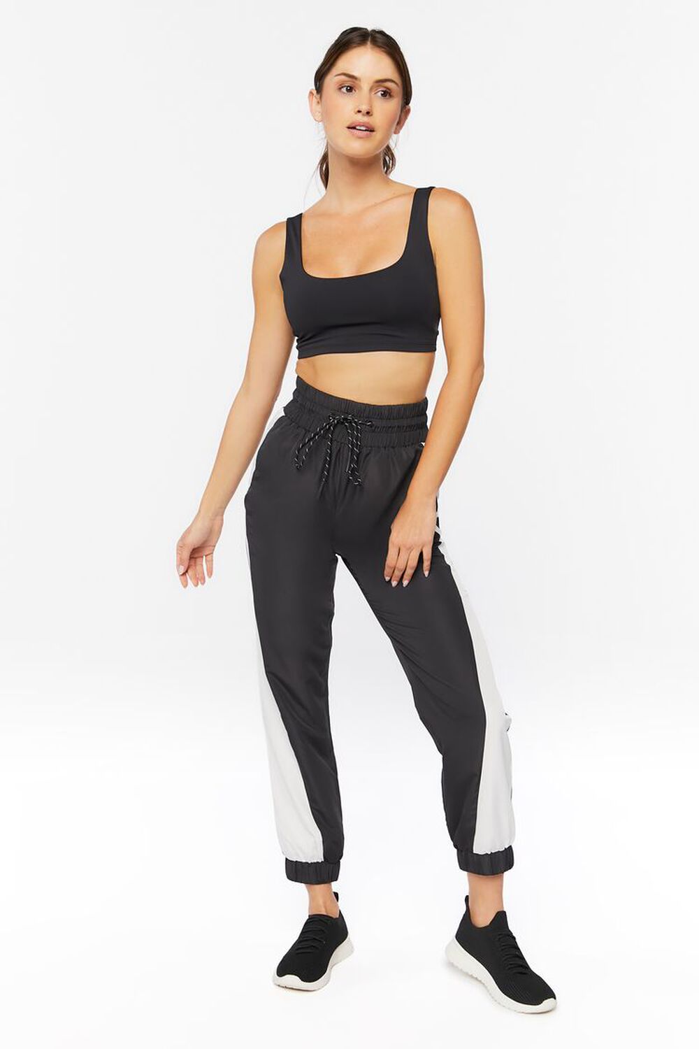 Active Side-Striped Drawstring Joggers