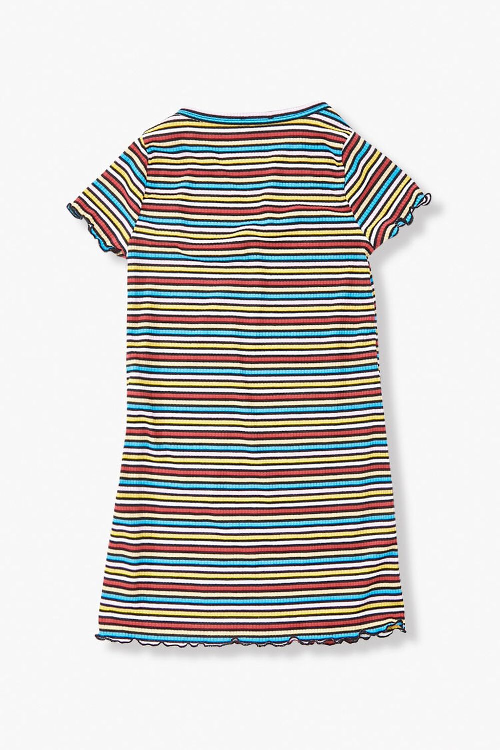 BLACK/MULTI Girls Striped T-Shirt Dress (Kids), image 2