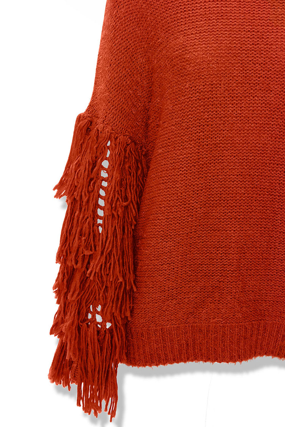 RUST Fringe-Trim Knit Sweater, image 3