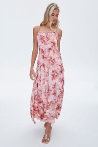 ROSE/MULTI Tie-Dye Wash Maxi Dress, image 4