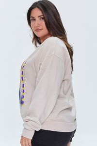 TAUPE/MULTI Plus Size Britney Spears Pullover, image 2