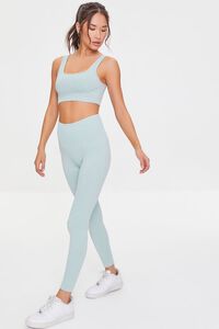 MINT Active Seamless Thick Ribbed Leggings, image 1