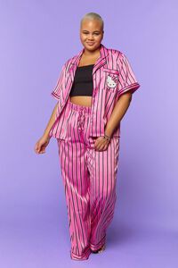 AZALEA/MULTI Plus Size Hello Kitty & Friends Shirt & Pants Pajama Set, image 5