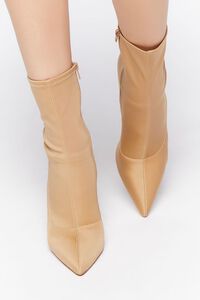 NUDE Pointed-Toe Stiletto Sock Booties, image 4
