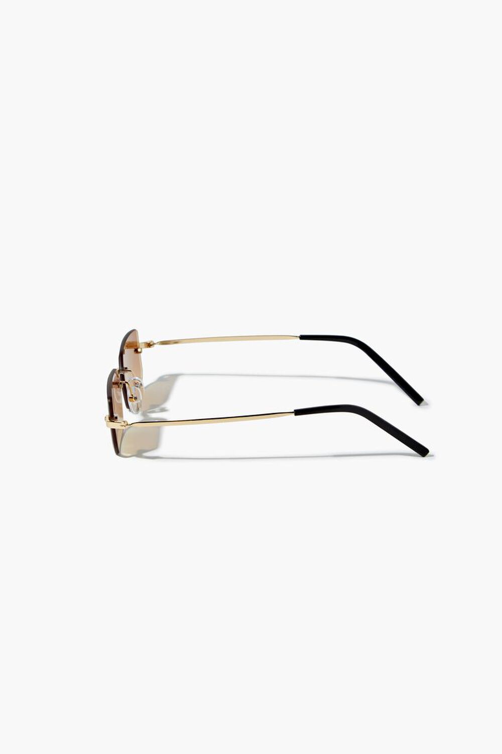 Rimless Rectangular Sunglasses, image 3
