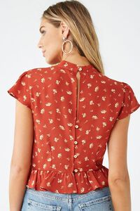 Floral Ruffle-Trim Top, image 3