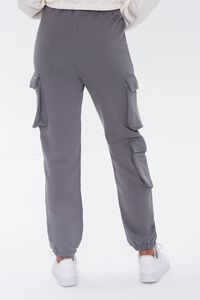 CHARCOAL French Terry Cargo Joggers, image 4