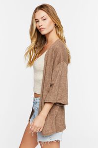 TAUPE Open-Front Cardigan Sweater, image 2