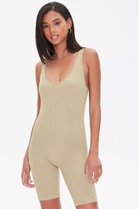 SAGE Sleeveless Fitted Romper, image 1