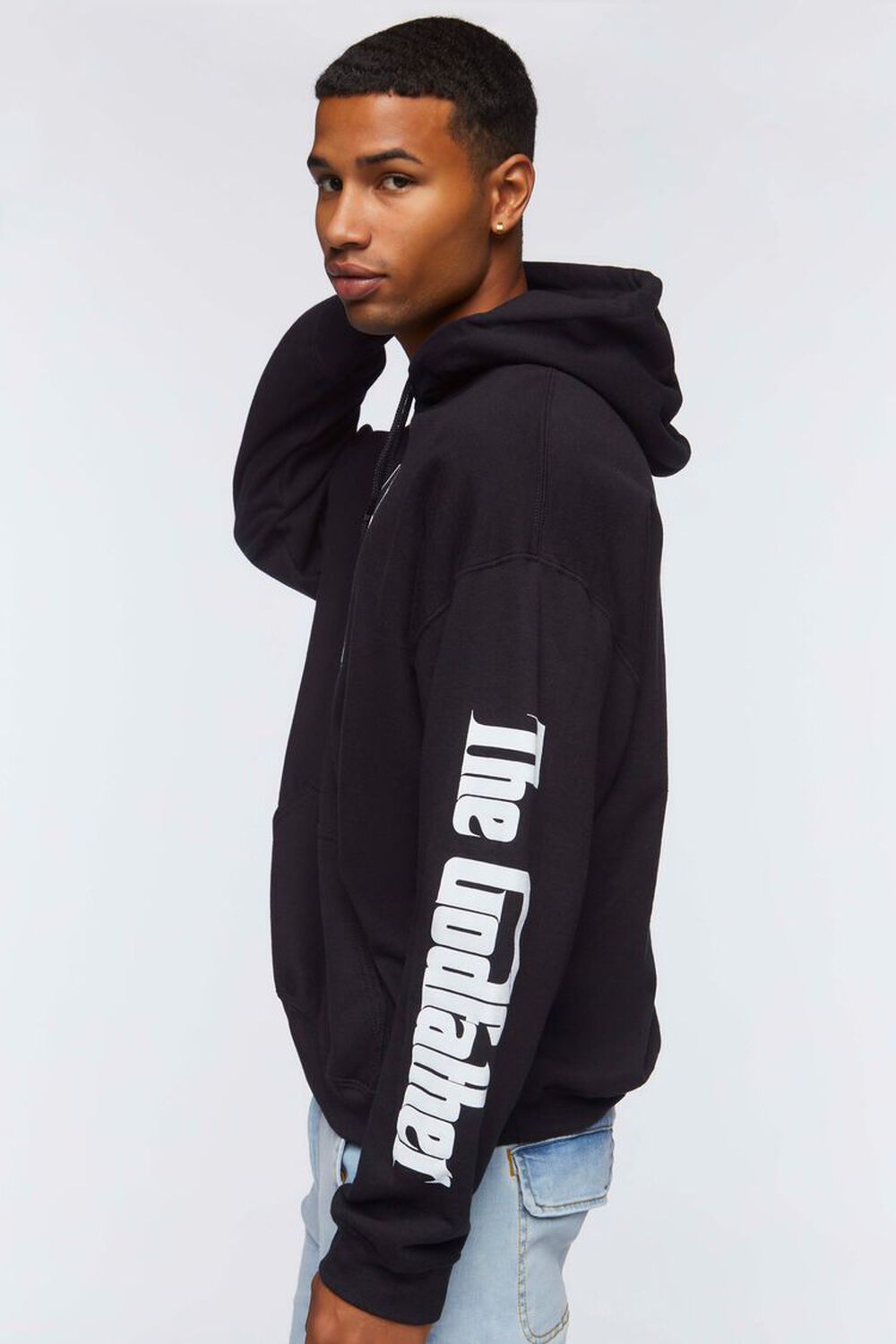 BLACK/WHITE The Godfather Graphic Hoodie, image 2