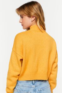 ORANGE Drop-Sleeve Turtleneck Sweater, image 3