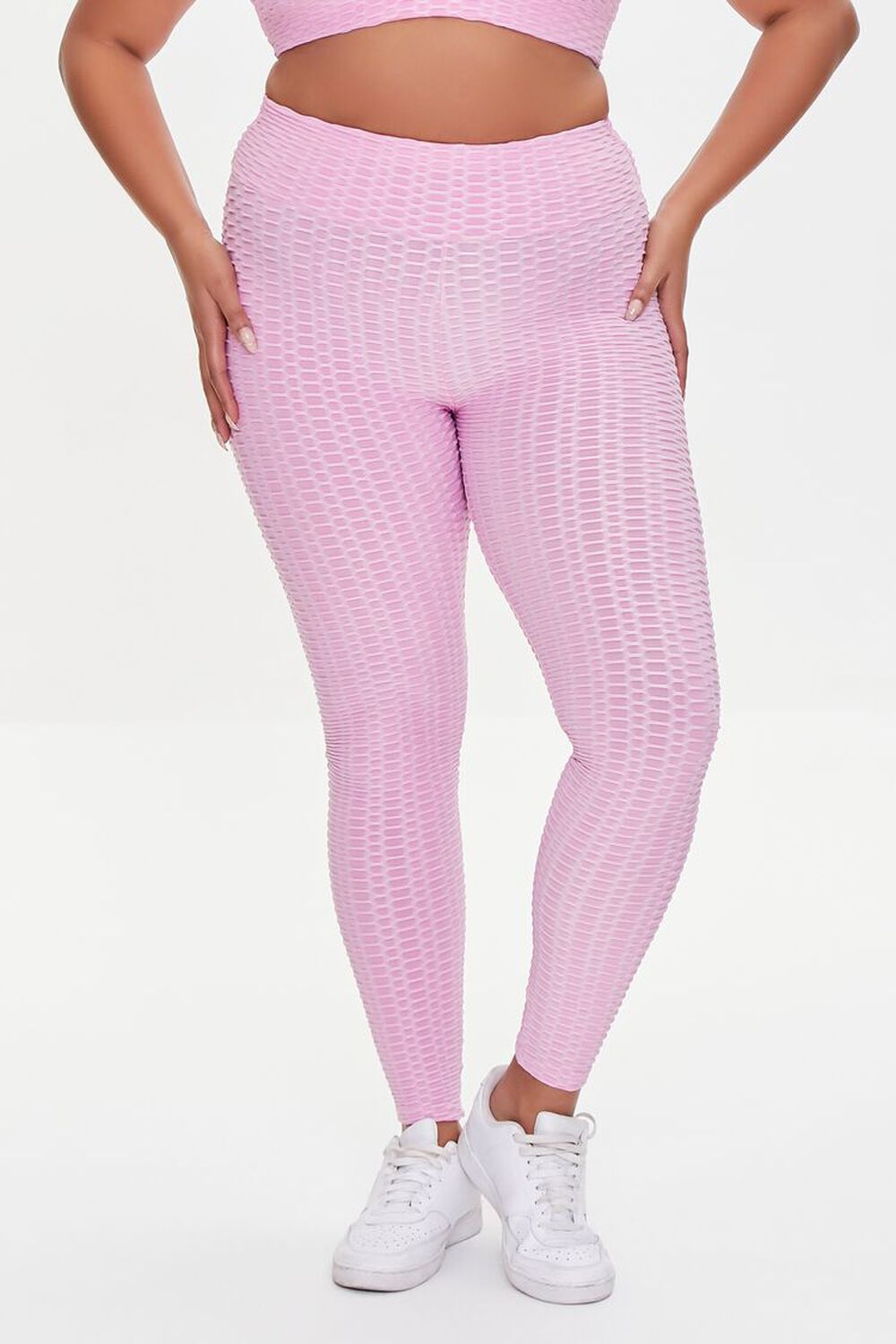 PINK Plus Size Active Ruched-Bum Leggings, image 2