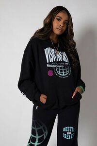 BLACK Unisex Project Level Visionary Hoodie, image 7