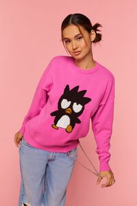 PINK/MULTI Hello Kitty & Friends Badtz-Maru Sweater, image 2