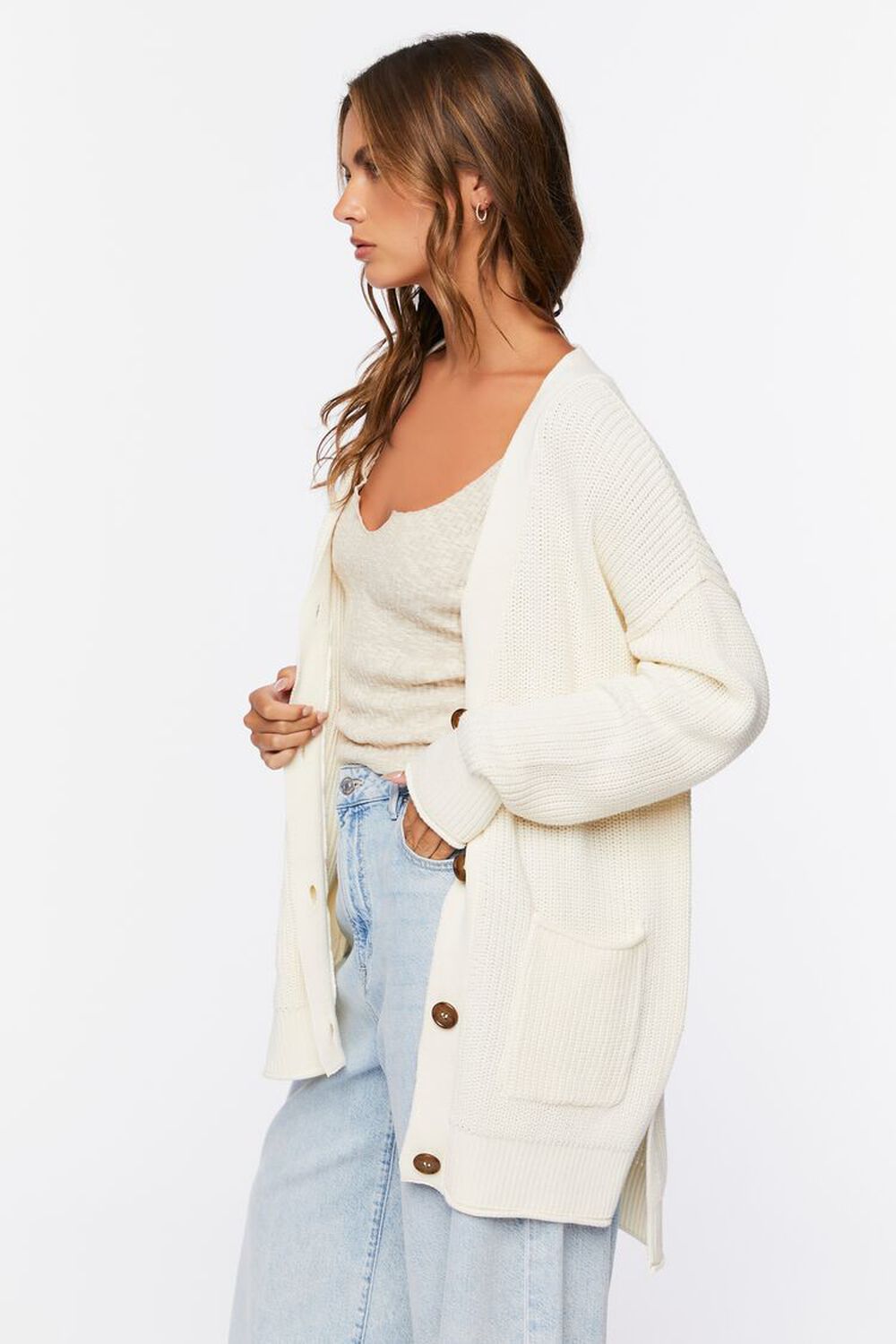 Button-Up Cardigan Sweater