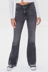 BLACK Hemp 4% High-Rise Flare Jeans, image 2