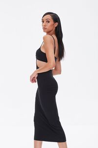BLACK Cutout Cami Midi Dress, image 2