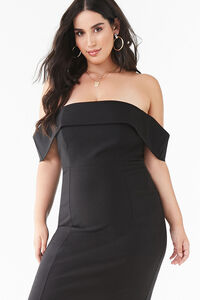 Plus Size Off-the-Shoulder Bodycon Dress, image 4