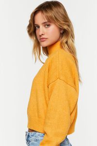 ORANGE Drop-Sleeve Turtleneck Sweater, image 2