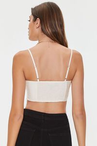 Ruched Sweetheart Cropped Cami, image 3