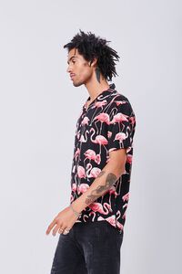 BLACK/PINK Classic Fit Flamingo Print Shirt, image 2
