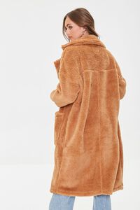 CAMEL Faux Fur Teddy Coat, image 3