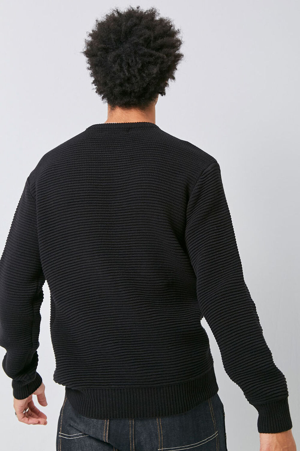 Ribbed Long Sleeve Sweater, image 3