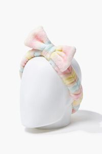 PINK/MULTI Cloud Wash Bow Headwrap, image 3